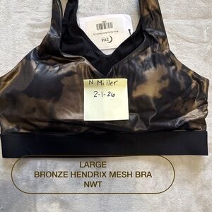 ZYIA Bronze Hendrix Mesh Bra